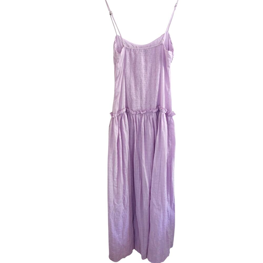 Peppermayo Jacinda Drop Waist Maxi Dress Lavender 4 Wedding Guest Cottagecore - Picture 16 of 16